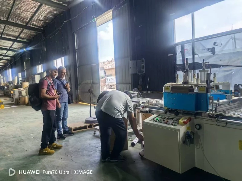 Baoding Yashen team discusses equipment specifications with Tunisian buyer Baoding Yashen team discusses equipment specifications with Tunisian buyer